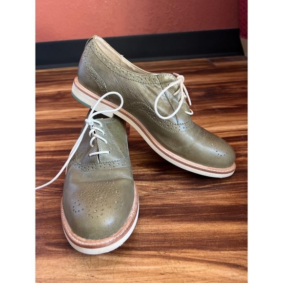Men’s Olive Green Oxford Shoes — 8 main image 10
